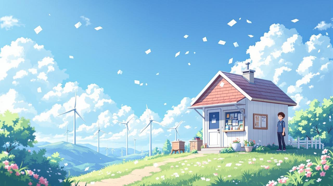 免费短剧治愈动画作品《风之邮便局》 - 暖心家庭