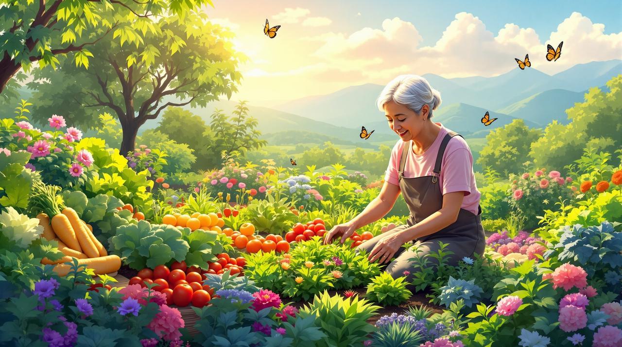 免费短剧治愈动画作品《奶奶的菜园》 - 乡村生活