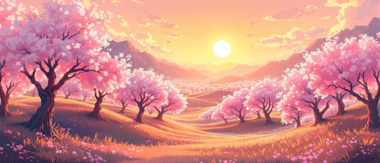 免费短剧治愈风景背景